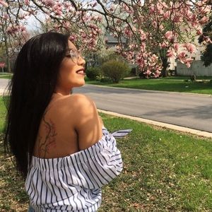 STRIPPED OFF THE SHOULDER TOP